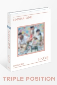 WANNA ONE SPECIAL ALBUM - 1÷χ=1 (UNDIVIDED) (TRIPLE POSITION VER.)+1 Random Poster in tubo
