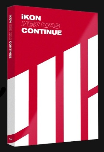 iKON Mini Album - New Kids : Continue(Red Ver)+Poster in Tubo