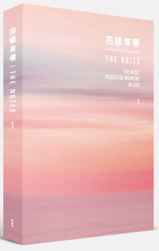 BTS Official Goods - 花樣年華 THE NOTES 1 (English)