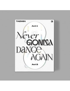 TAEMIN (SHINee) 3rd Album - Never Gonna Dance Again (EXTENDED Ver.) 2CD