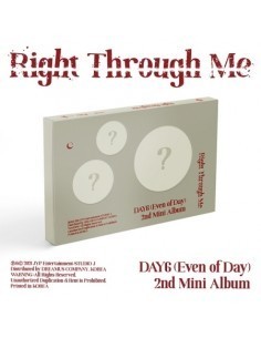 DAY6 (EVEN OF DAY) 2nd Mini Album - Right Through Me