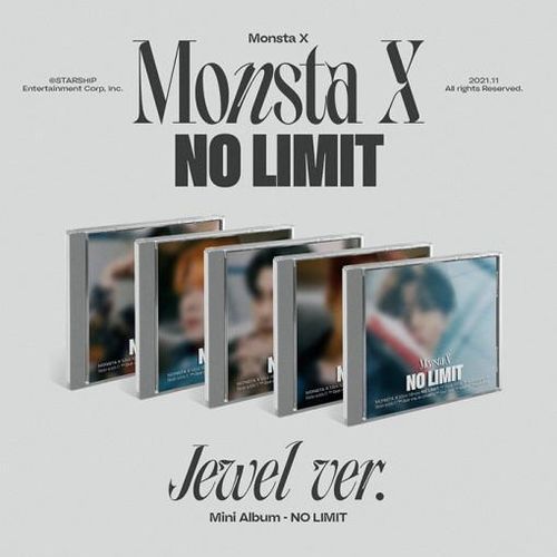 MONSTA X 10th Mini Album - NO LIMIT JEWEL VER. (Set Ver.)