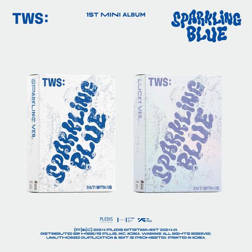 TWS 1st Mini Album - Sparkling Blue (Sparkling Ver. / Lucky Ver.)